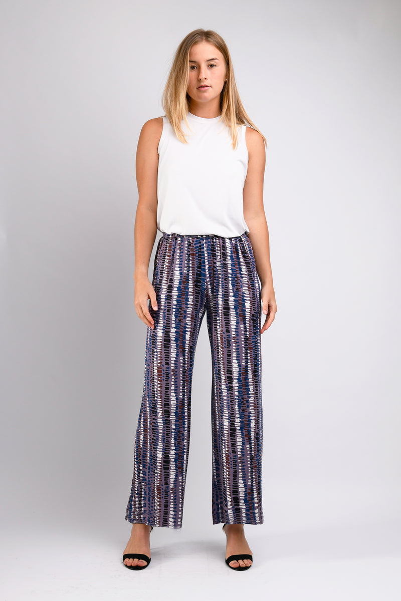 Parker Pant (Mauve Print) - XS