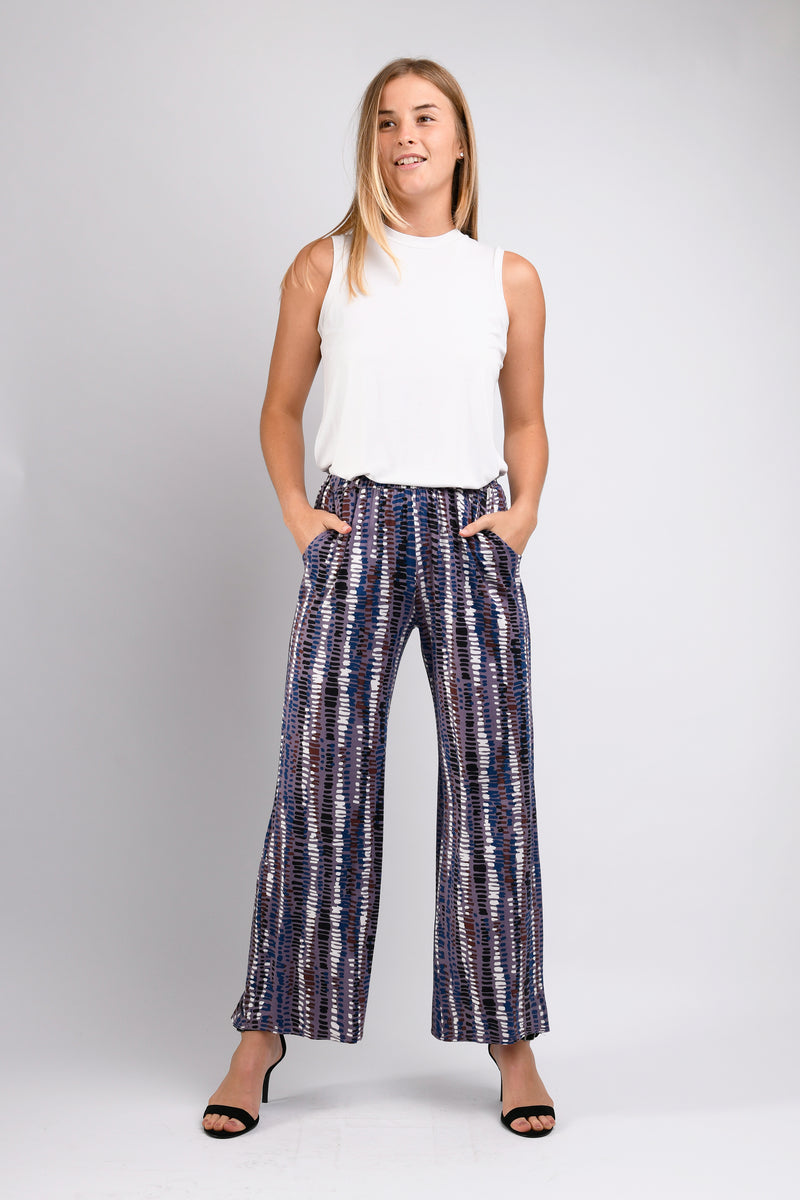 Parker Pant (Mauve Print) - XS