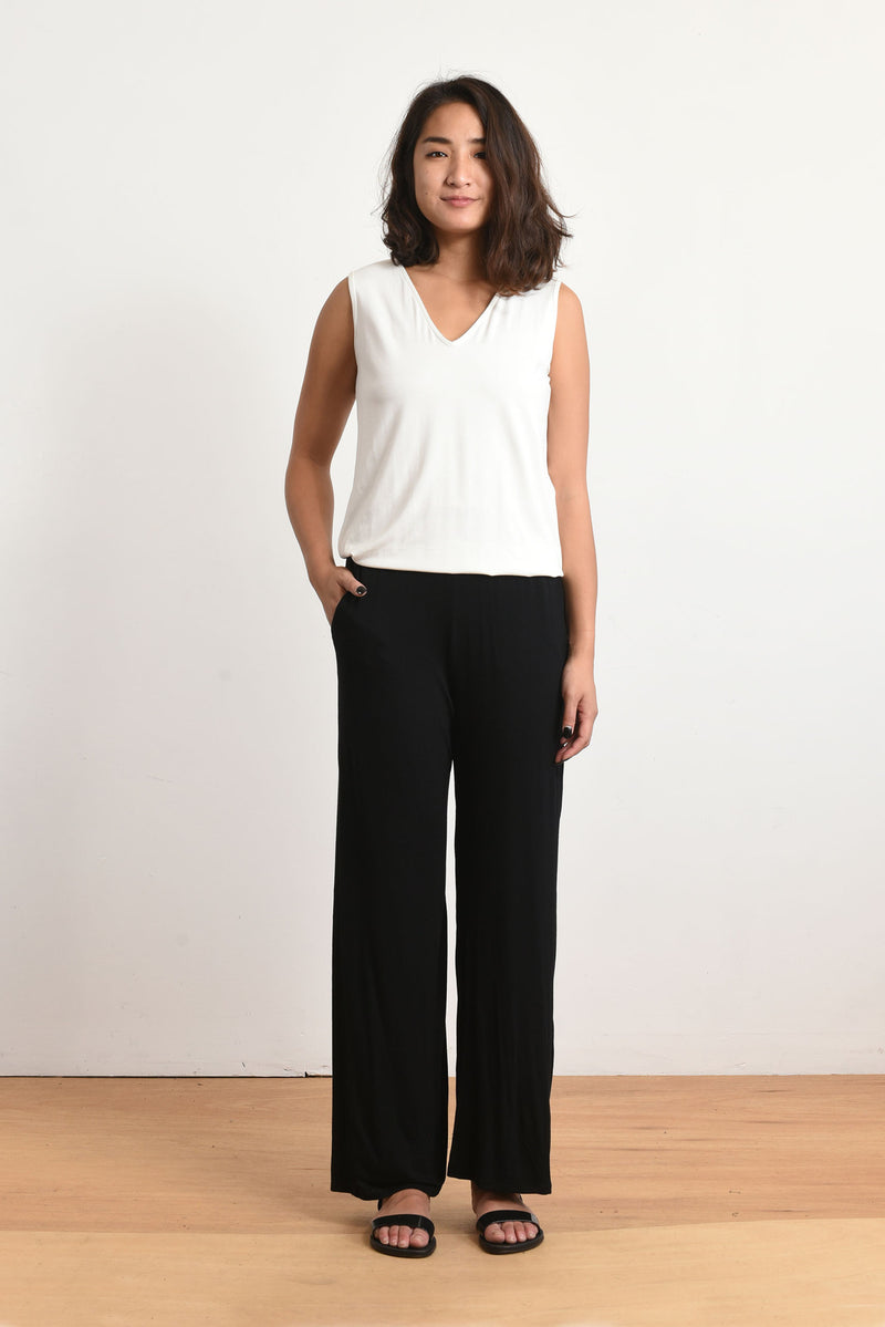Parker Jumpsuit (Ivory/Black) - S