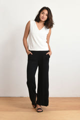 Parker Jumpsuit (Ivory/Black) - S