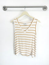Nikki Tank Top (Mustard Stripe) - S