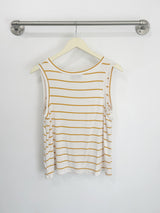 Nikki Tank Top (Mustard Stripe) - S