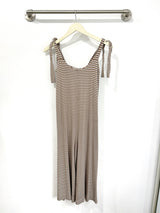 Paisley Jumpsuit (Mocha Stripe) - XXS