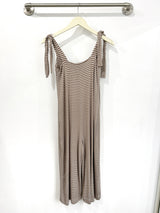 Paisley Jumpsuit (Mocha Stripe) - XXS