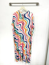 Mahina Kaftan Maxi (Retro Rainbow) XS/S