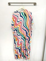 Mahina Kaftan Maxi (Retro Rainbow) XS/S