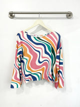 Dee Dee Top (Retro Rainbow) - M