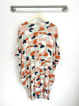 Jade Pleated Kaftan Dress (Kaimana Sunset) - L