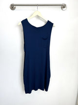 Drew Layered Tank Dress (Navy) - S