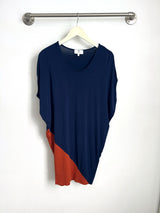Kit Dress (Navy/Rust) - S