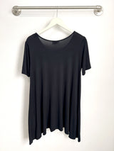 Basic T-shirt Dress (Black) - O/S
