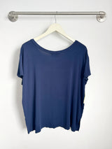 Austin Colorblock Tee (Navy/Chartreuse) - XS/S