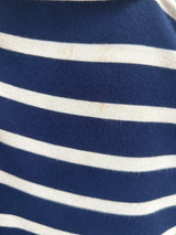 Brooke Dress (Navy Stripe) - M