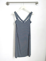 Milly Dress (Navy Stripe) - L