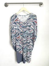 Kit Dress (Rising Tides/Vintage Blue) - L