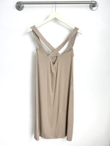 Milly Cross Back Dress (Cocoa) - M