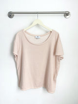 Asher Fleece Tee (Blush) - XS/S