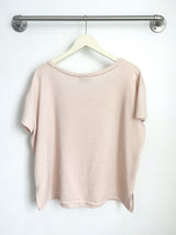 Asher Fleece Tee (Blush) - XS/S