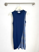 Carrie Tulip Tank Dress (Navy/Diamond) - S