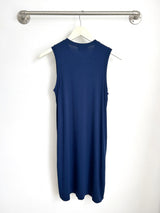 Carrie Tulip Tank Dress (Navy/Diamond) - S