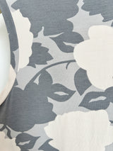 Chris Tank Top (Floral Grey) - S