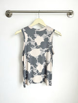 Chris Tank Top (Floral Grey) - S