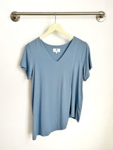 Gemma Asymmetrical Tunic (Sky Blue) - S