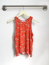 Michael Racer Tank Top (Wildflower Red) - XS