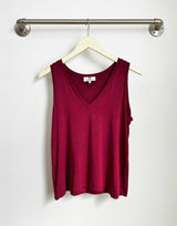 Nikki Tank Top (Merlot) - XS