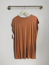 Dawn V-Neck Dress (Hazelnut) - S
