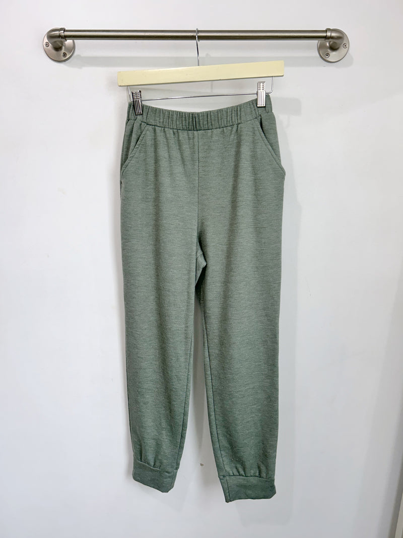 Carmen Jogger (Sage Fleece) - XS