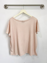 Asher Fleece Tee (Blush) - XS/S