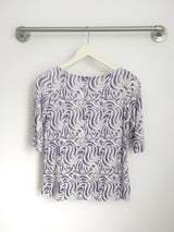 Meg Boatneck Top (Wandering Lavender) - S