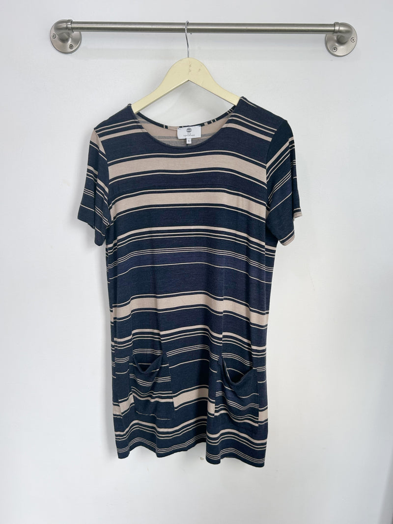 navy stripe t shirt dress All Day T-Shirt Dress Classic Navy / White Classic Navy/White / M