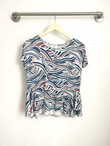 Jojo Peplum Top (Rising Tides) - M