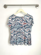 Jojo Peplum Top (Rising Tides) - M