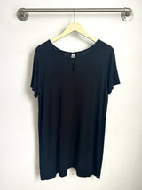 Stacey T-Shirt Dress (Black) - M