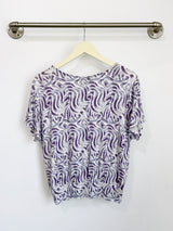 Luna Wrap Top (Wandering Lavender) - S