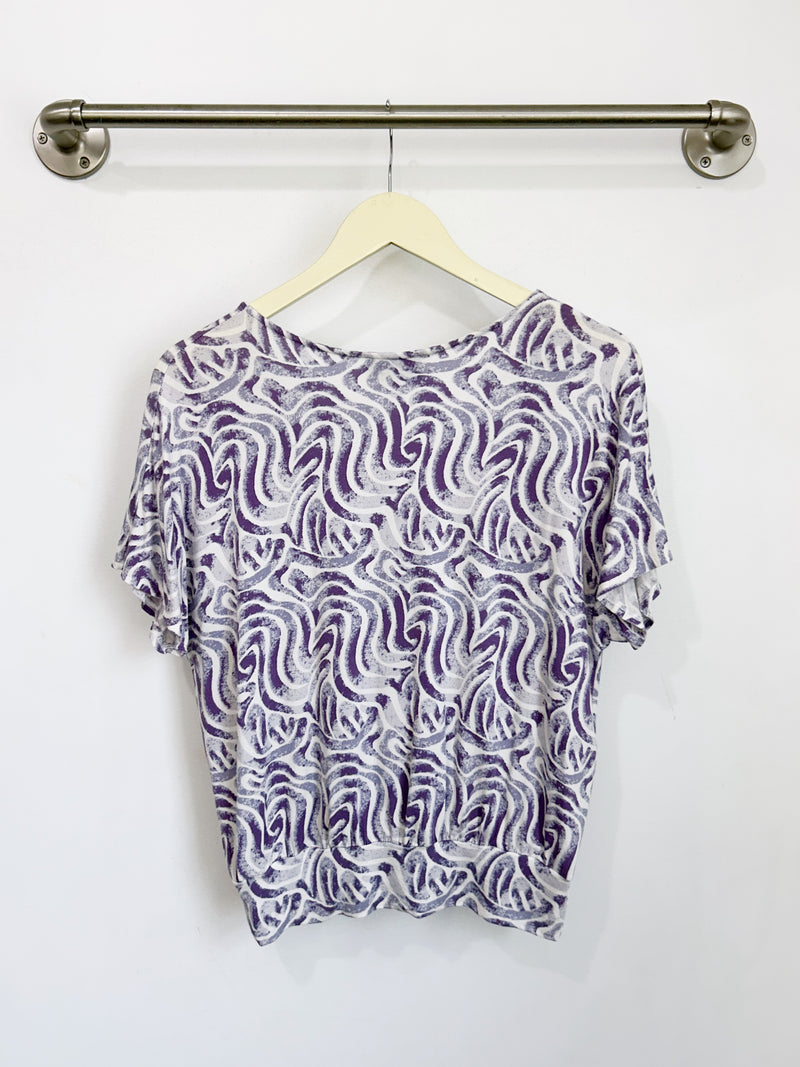 Luna Wrap Top (Wandering Lavender) - S