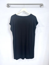 Dawn V-Neck Dress (Black/Ivory) - S