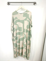 Mahina Kaftan Maxi (Sea Salt Deco Print) XS/S