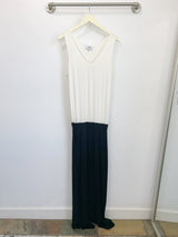 Parker Jumpsuit (Ivory/Black) - S