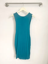 Brandon Tank Dress (Turquoise) - XS