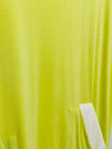 Dawn V-Neck Dress (Chartreuse) - M