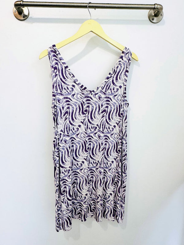 Kristie Tank Dress (Wandering Lavender) - M