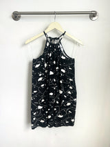 Audrey Halter Dress (B/W Jigsaw) - XS