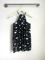 Audrey Halter Dress (B/W Jigsaw) - XS