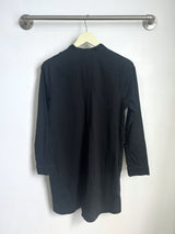 Joey Shirt Dress (Black) - S