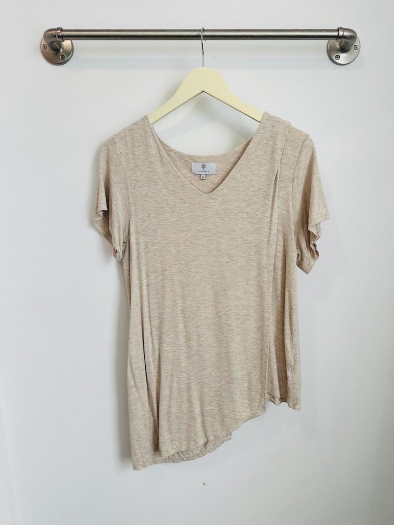Gemma Asymmetrical Tunic (Oatmeal) - M