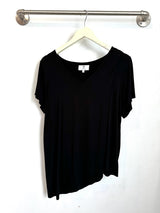 Gemma Asymmetrical Tunic (Black) - M